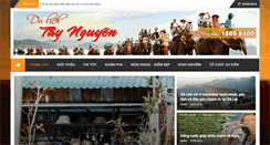 Desktop Screenshot of dulichtaynguyen.net